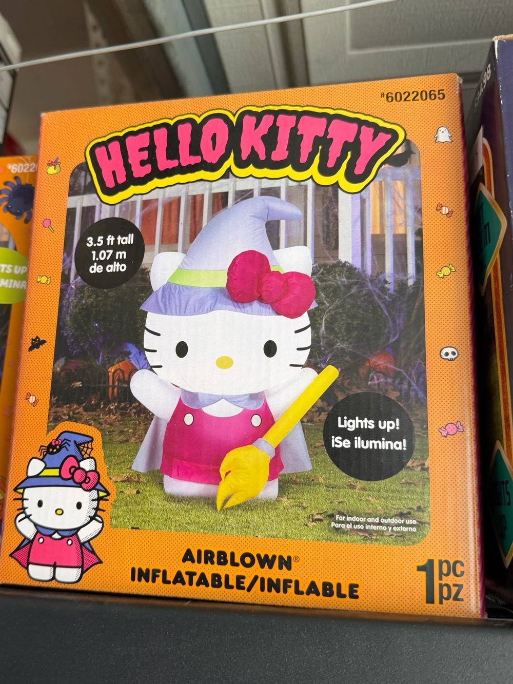 Hello Kitty Halloween Airblown Inflatable – Pink, White, Purple, Yellow